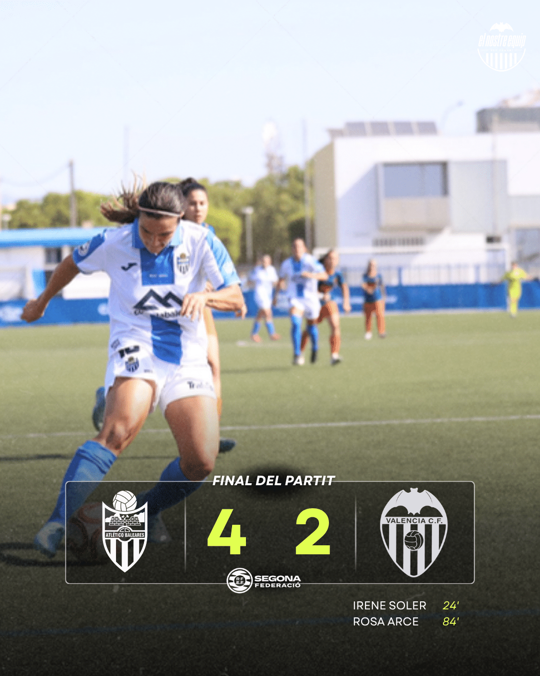 València Femení B cau 4-2 davant el Balears FC
